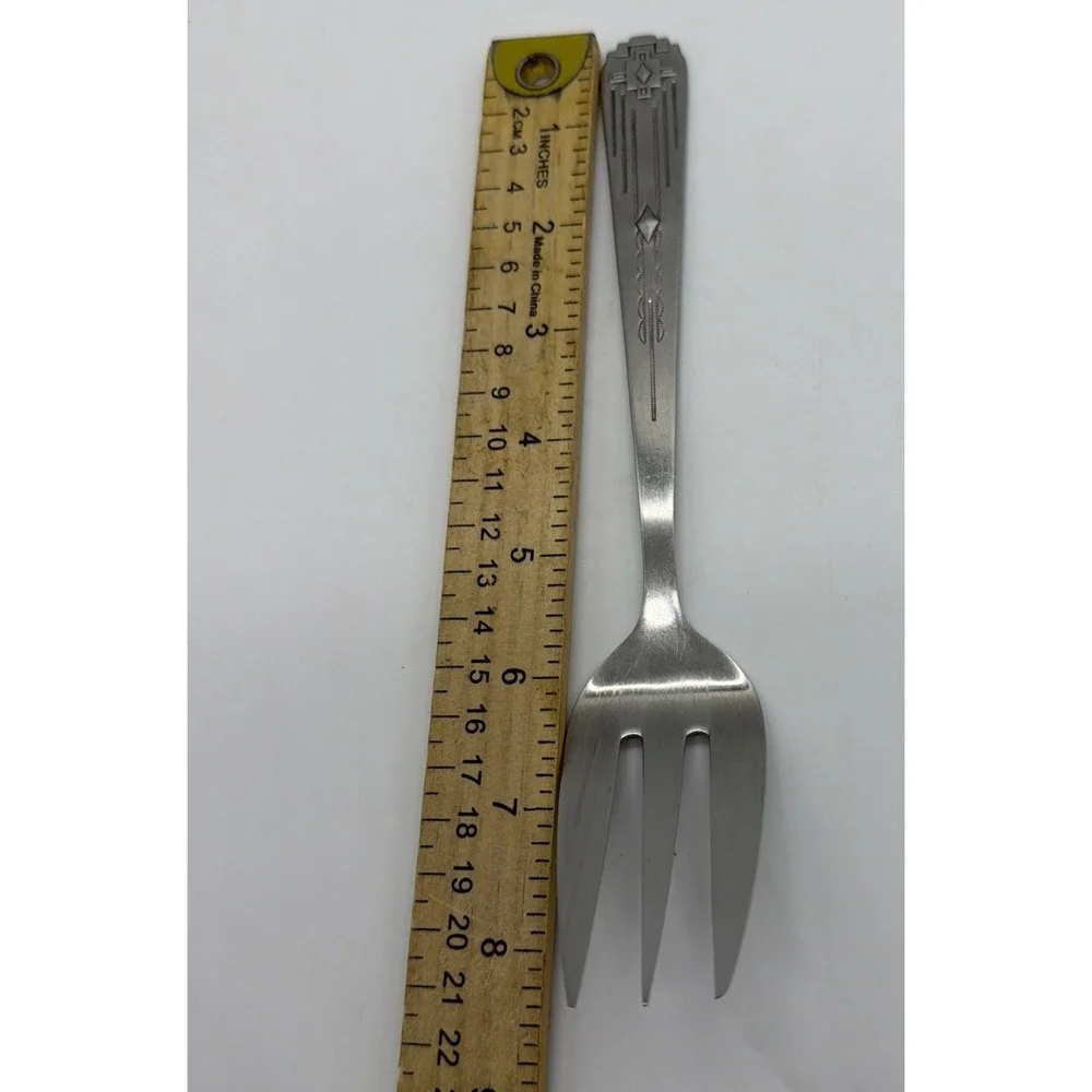 Zia International Silver 1990-93‎ Medium Serving Cold Meat Fork